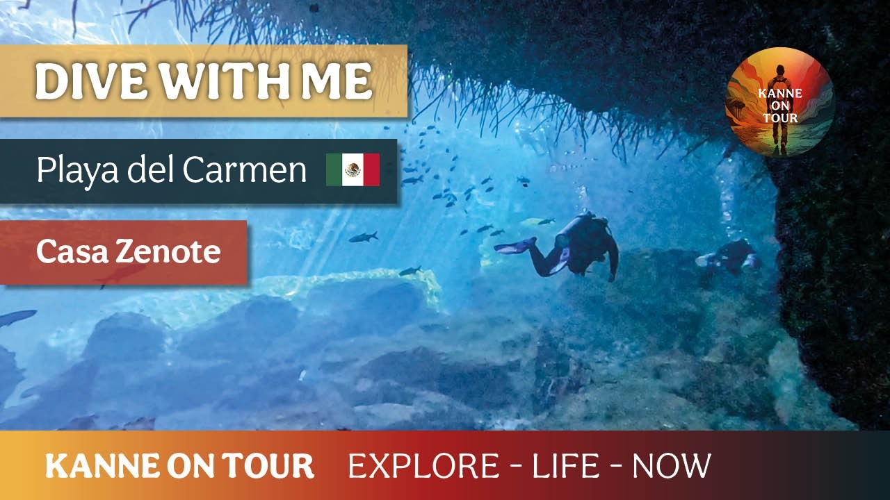 8 Meters Into Crystal Clear Water – Casa Cenote 🇲🇽 | Silent POV Dive