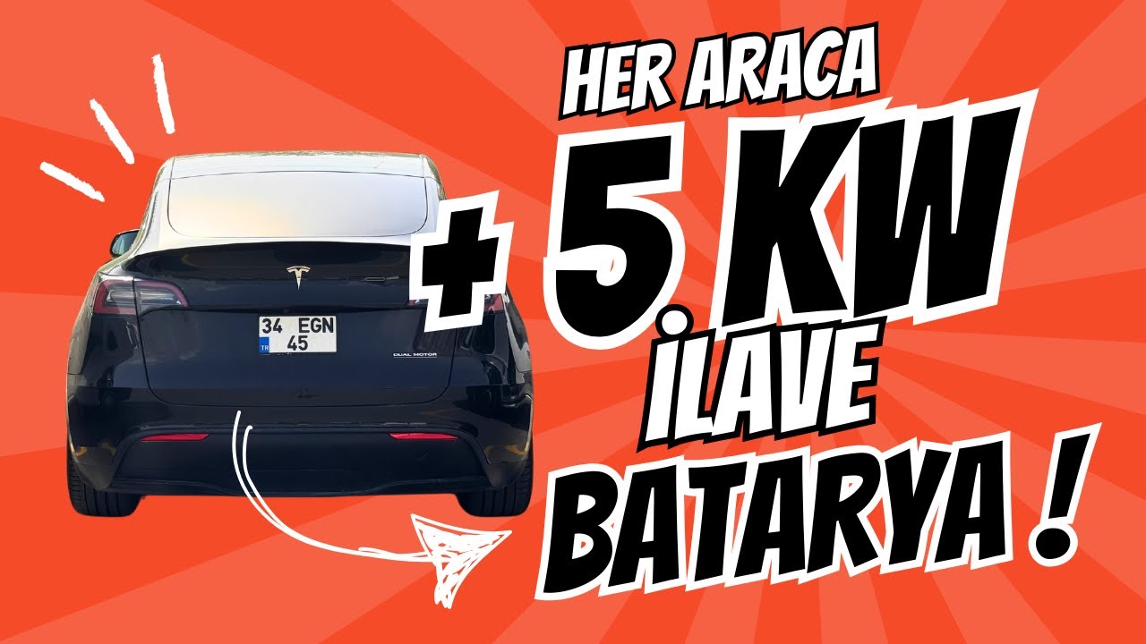 Her Araca +5KW/h Batarya  - Patona Autarc 5000 Pro