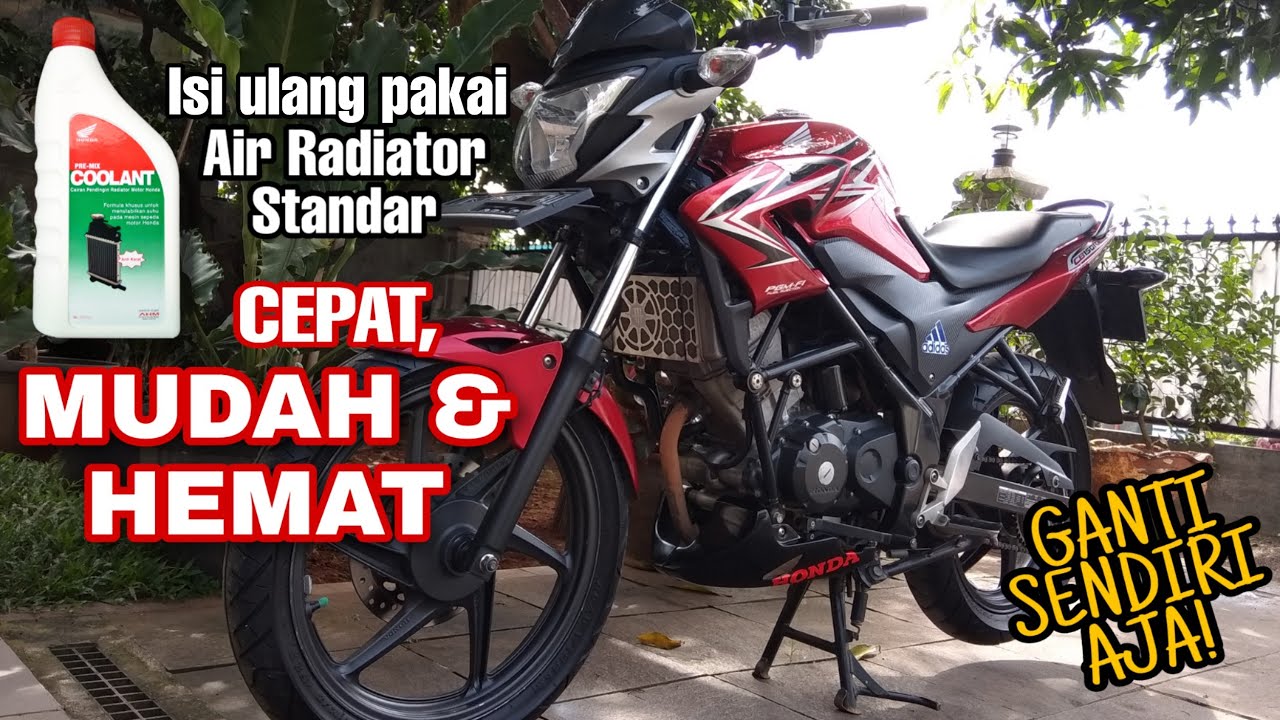 Kuras & Isi Ulang Air Radiator HONDA CB150R OLD. Bertahun-tahun Baru Ganti? Ini Penampakannya!