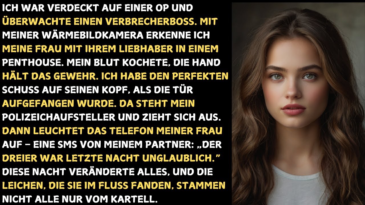 Ehemann als Scharfschütze sieht seine Frau beim Betrügen durch das Wärmebildgerät. Seine Rache war..