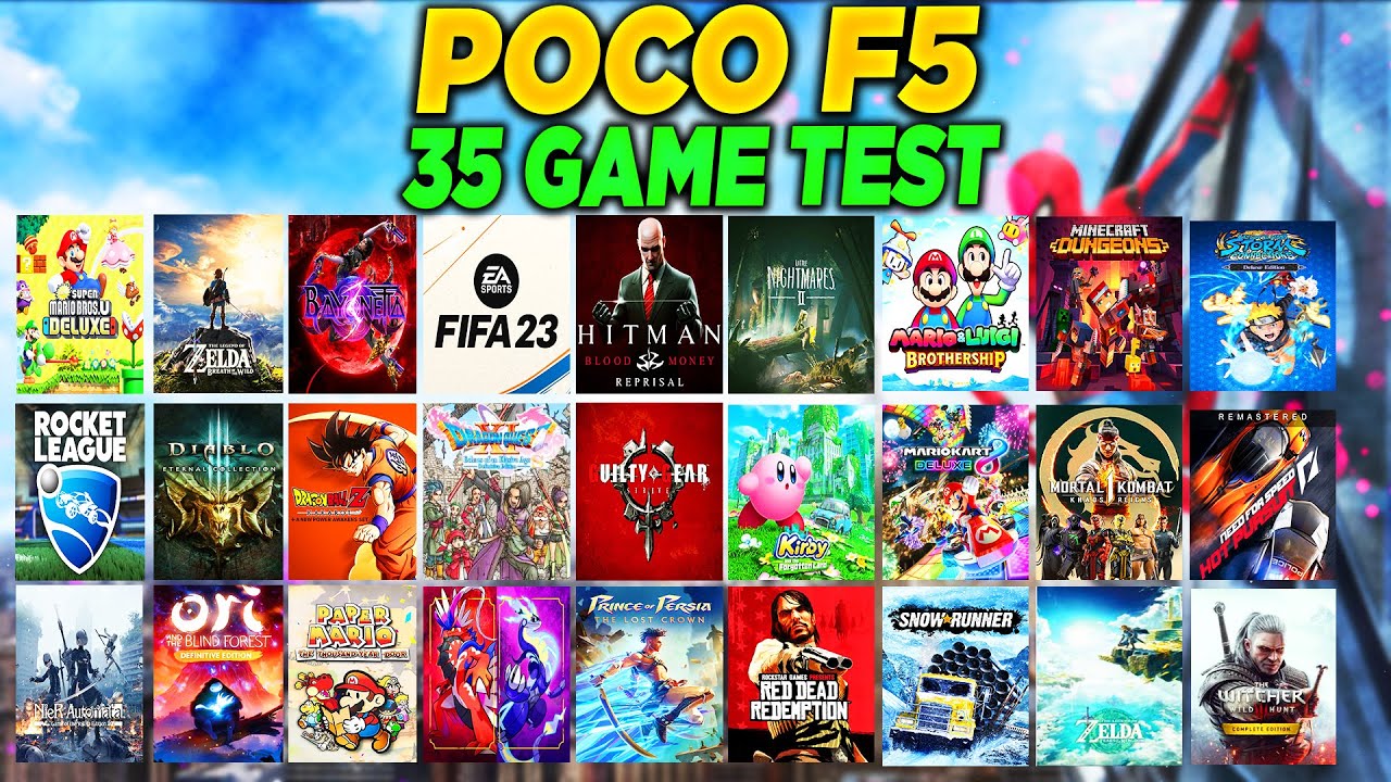 Poco F5 Suyu Emulator 35 Game Test Snapdragon 7+ Gen 2