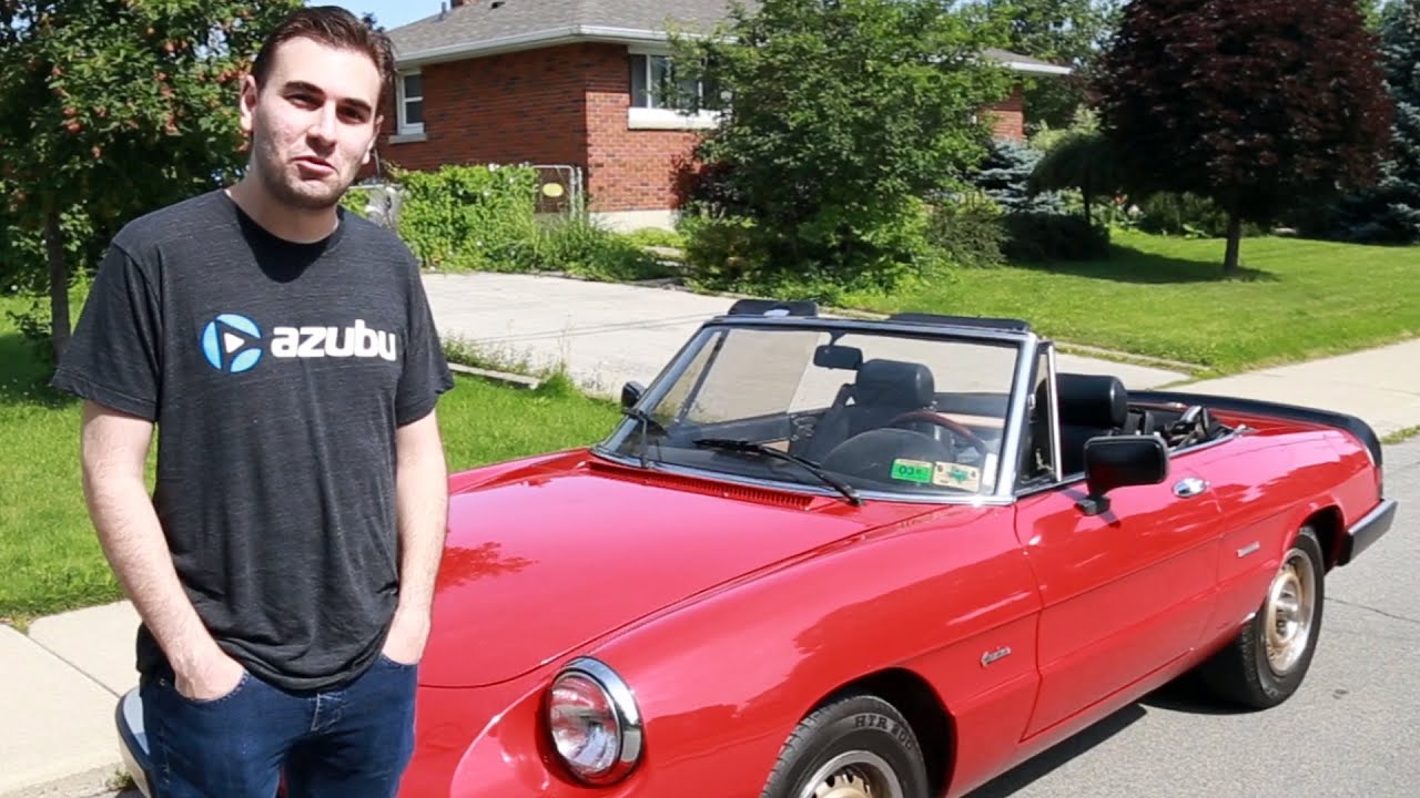ALFA ROMEO SPIDER - Testando o Conversível nas Ruas de Hamilton!