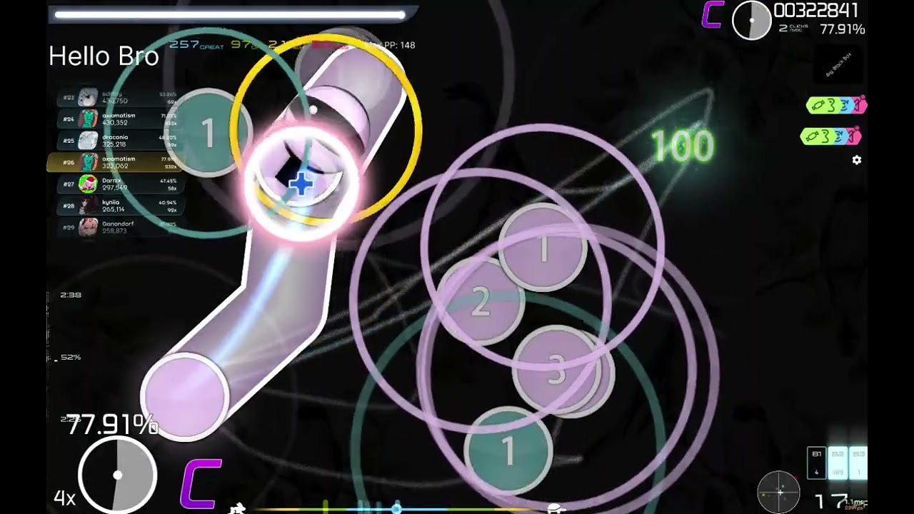 Fool [?)] +EZHTSOMU (osu!std) 71.83% C