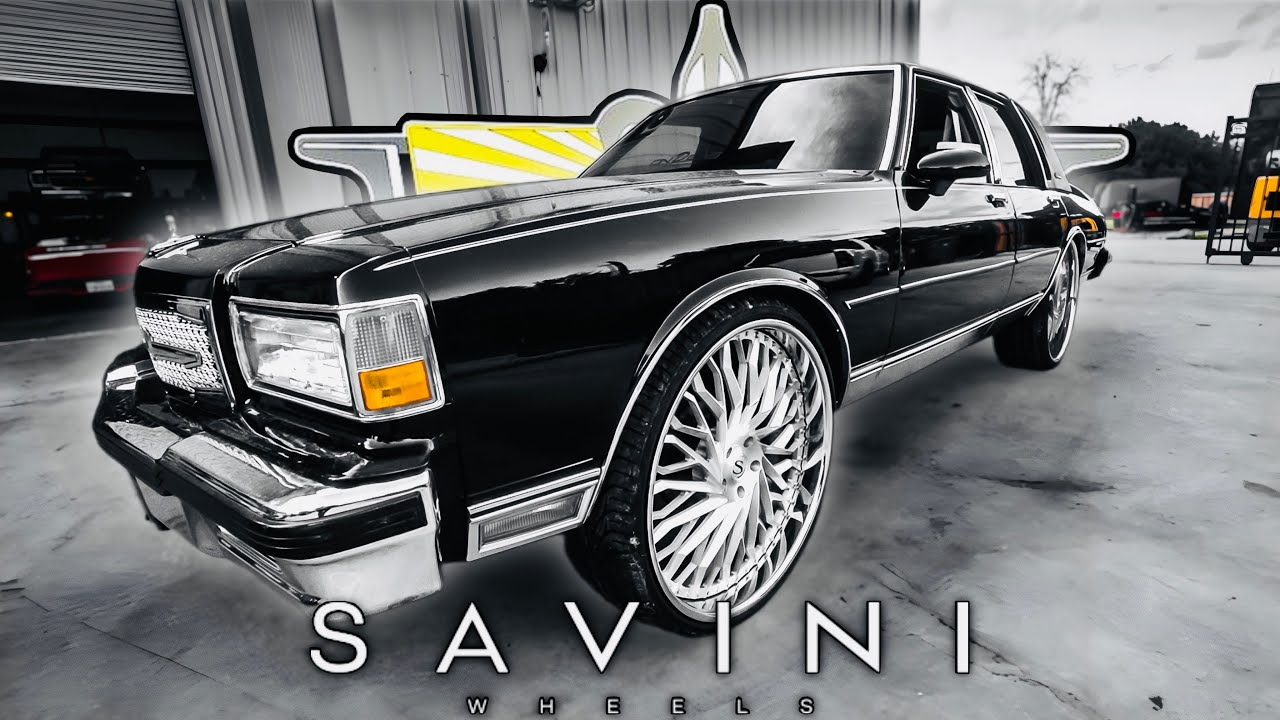 Brougham Box On Savini Wheels And QA1 Suspension!