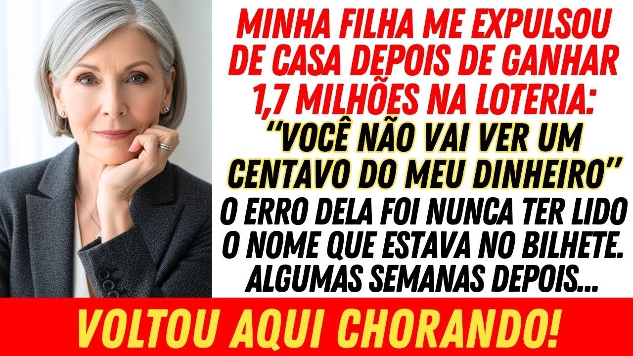 Minha Filha Ganhou Na Loteria e Me Deixou    Sem Saber Que o Bilhete Estava Em Meu Nome