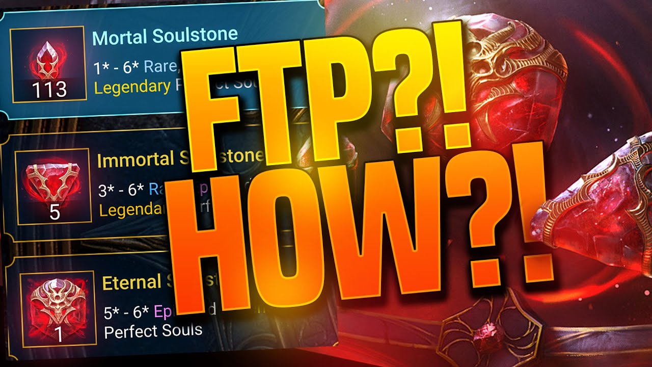 HOW a F2P GOT HUNDREDS of SOULSTONES (Tips & Tricks)