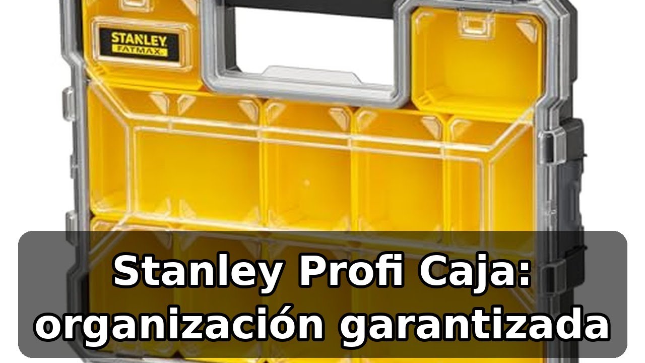 Review completa de la Stanley Profi - Caja de herramientas: organización y transporte