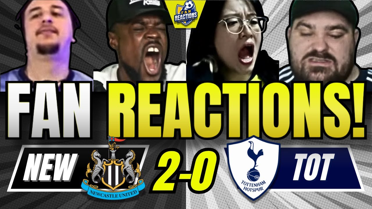 SPURS FANS FUMING REACTIONS TO NEWCASTLE 2-0 SPURS! LEAGUE CUP FAN REACTIONS