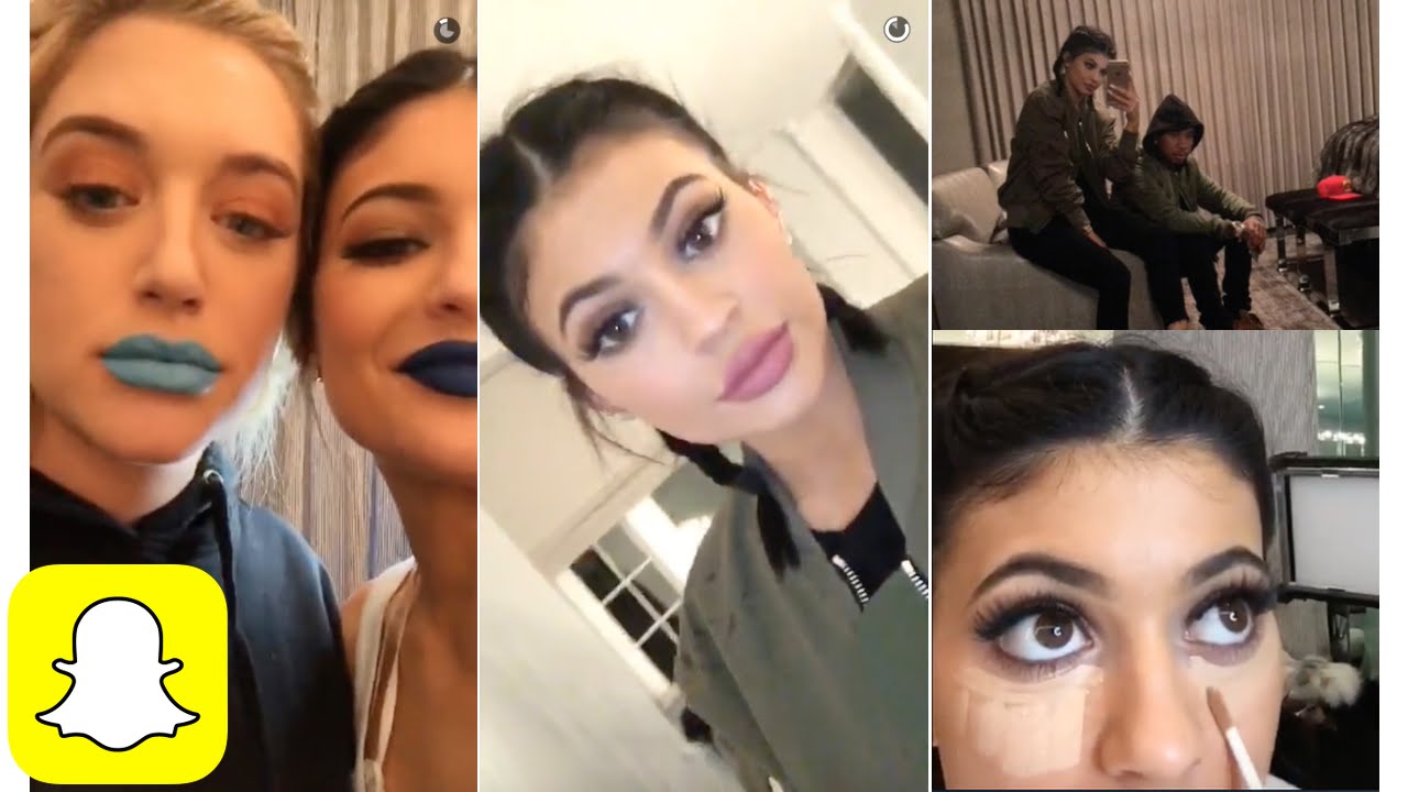 NEW Kylie Jenner Snapchat videos w/ Stas | October