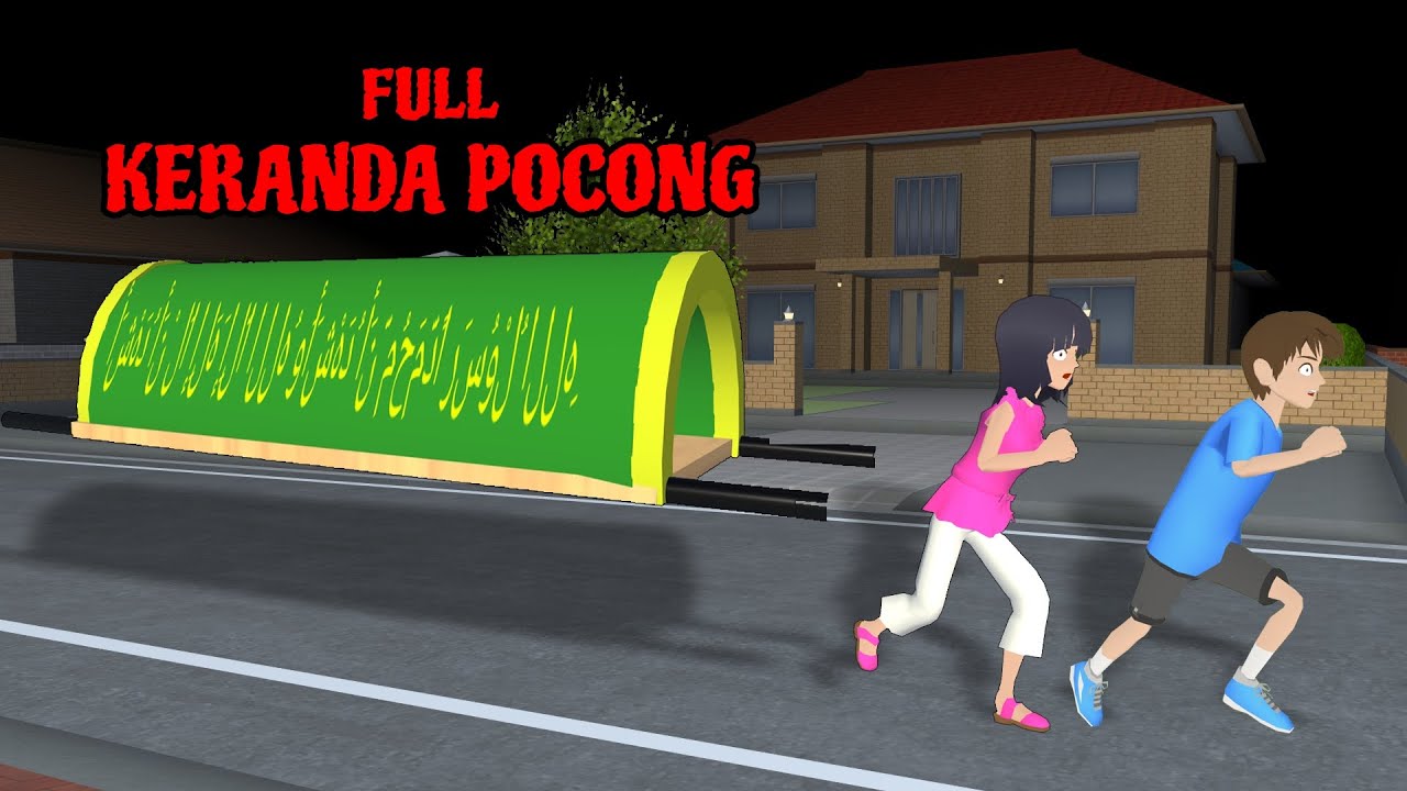 Yuta Dan Mio Di Kejar Hantu Keranda Pocong || Sakura School Simulator