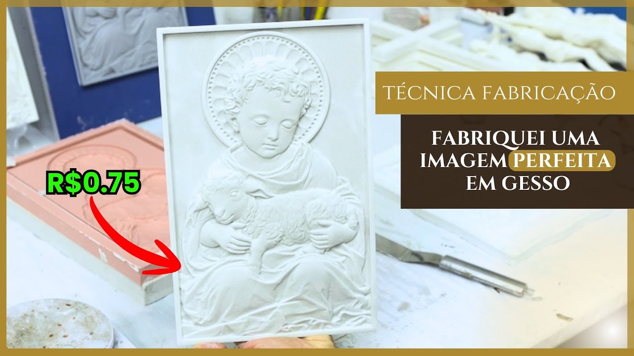 Como é Feita a Imagem do Menino Jesus? Fabricação do Zero