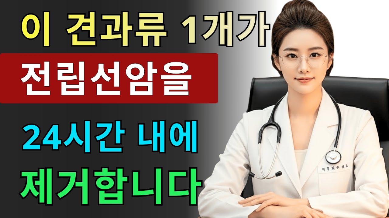 이 견과류 1개가 전립선 비대증을 줄여줍니다