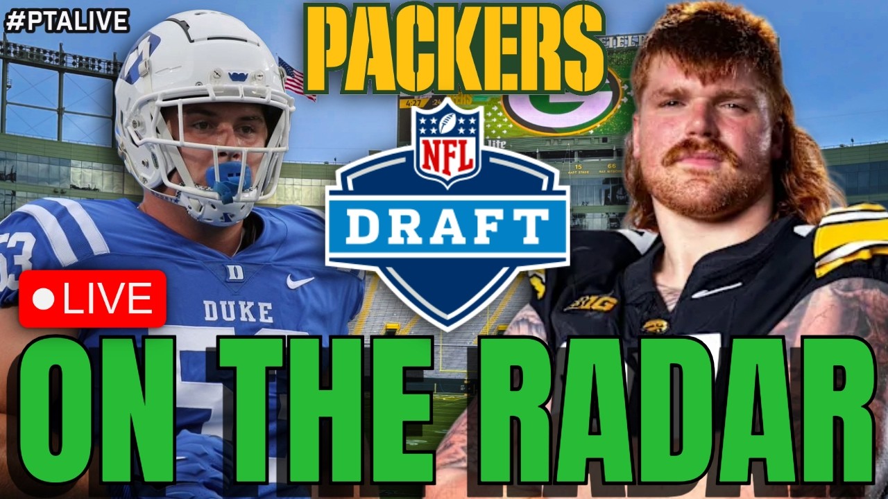 🏈 LIVE DRAFT NEWS: These 5 Prospects Already on the Packers' Radar?! (No 1st Rounder?)