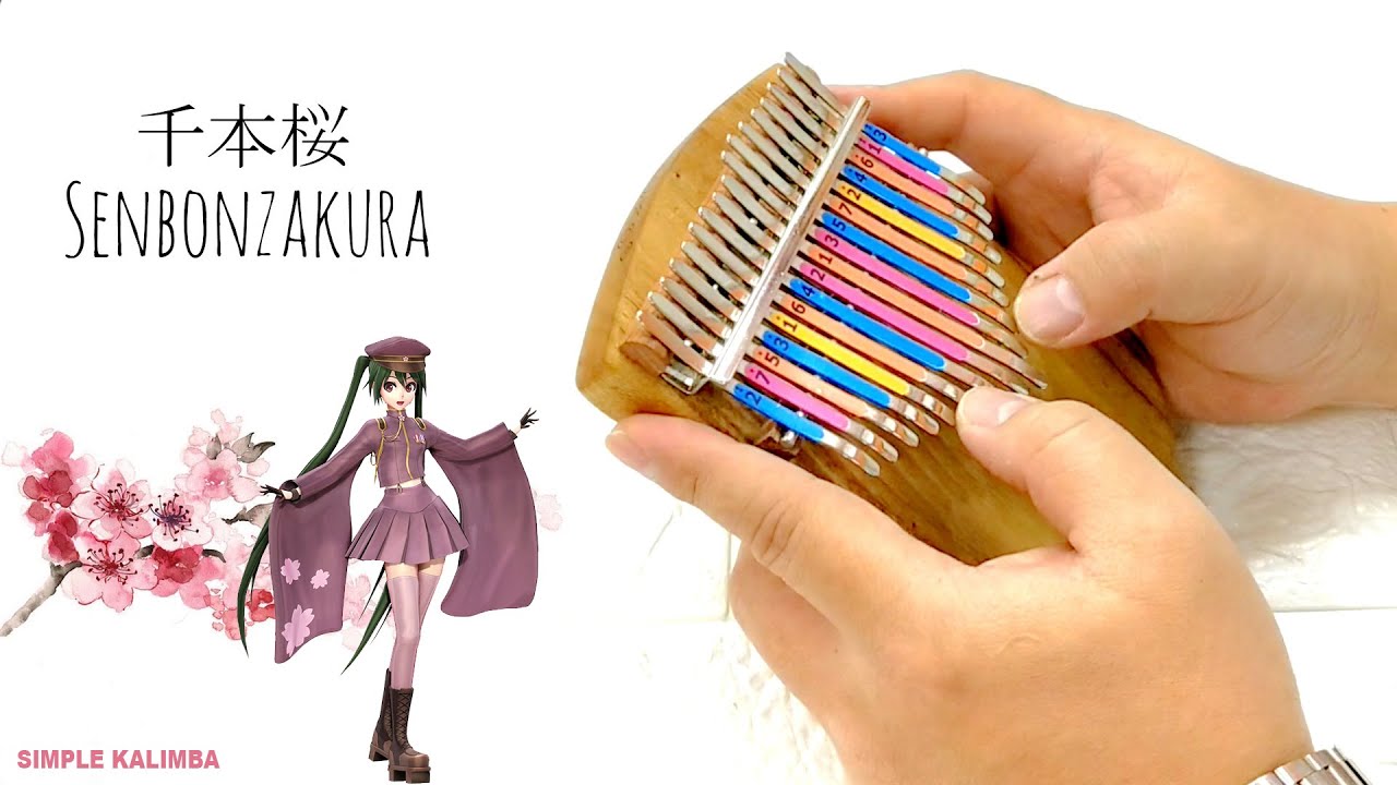 Senbonzakura 千本桜 (One Thousand Cherry Trees) ||•Kalimba Easy Tutorial•||