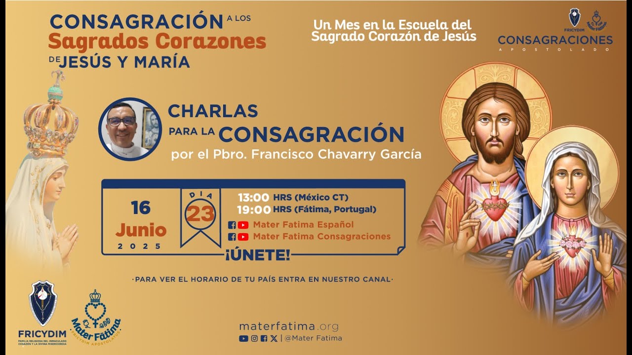 Día 23- Charlas para la Consagración a los Sagrados Corazones