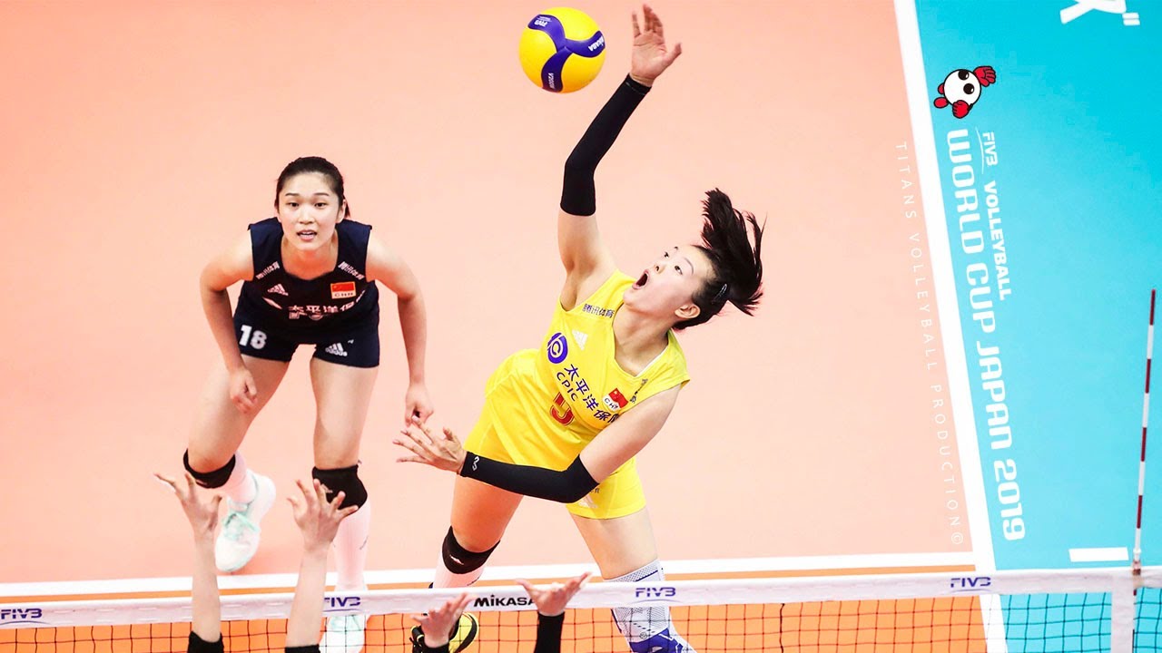 Changning Zhang (張常寧) - Powerful Volleyball SPIKES | Women's WORLD CUP Japan 2019