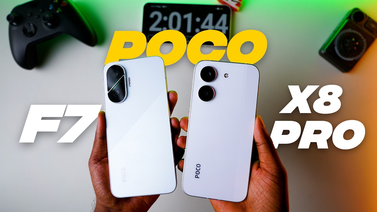Poco X8 Pro vs Poco F7 DETAILED Gaming Test with FPS 😍