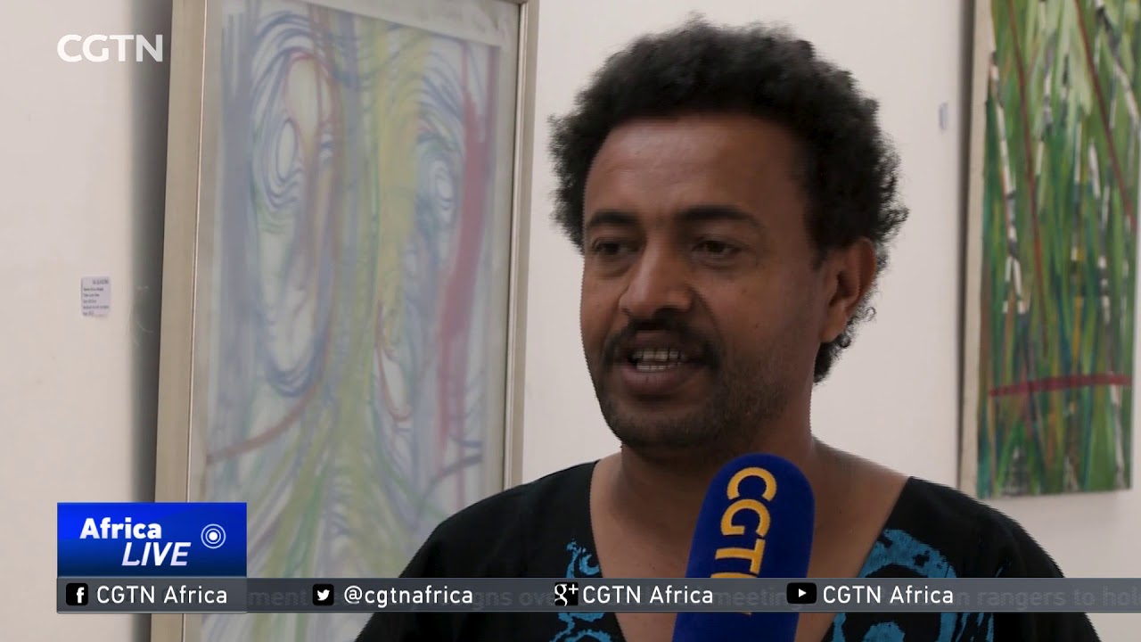 Ethiopian artist uses unusual medium to represent passing of time