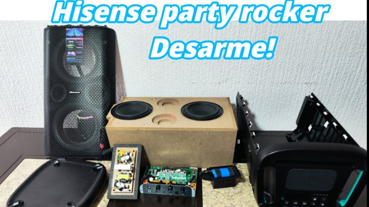 Desmontaje (teardown) completo! Hisense party rocker one 300w 