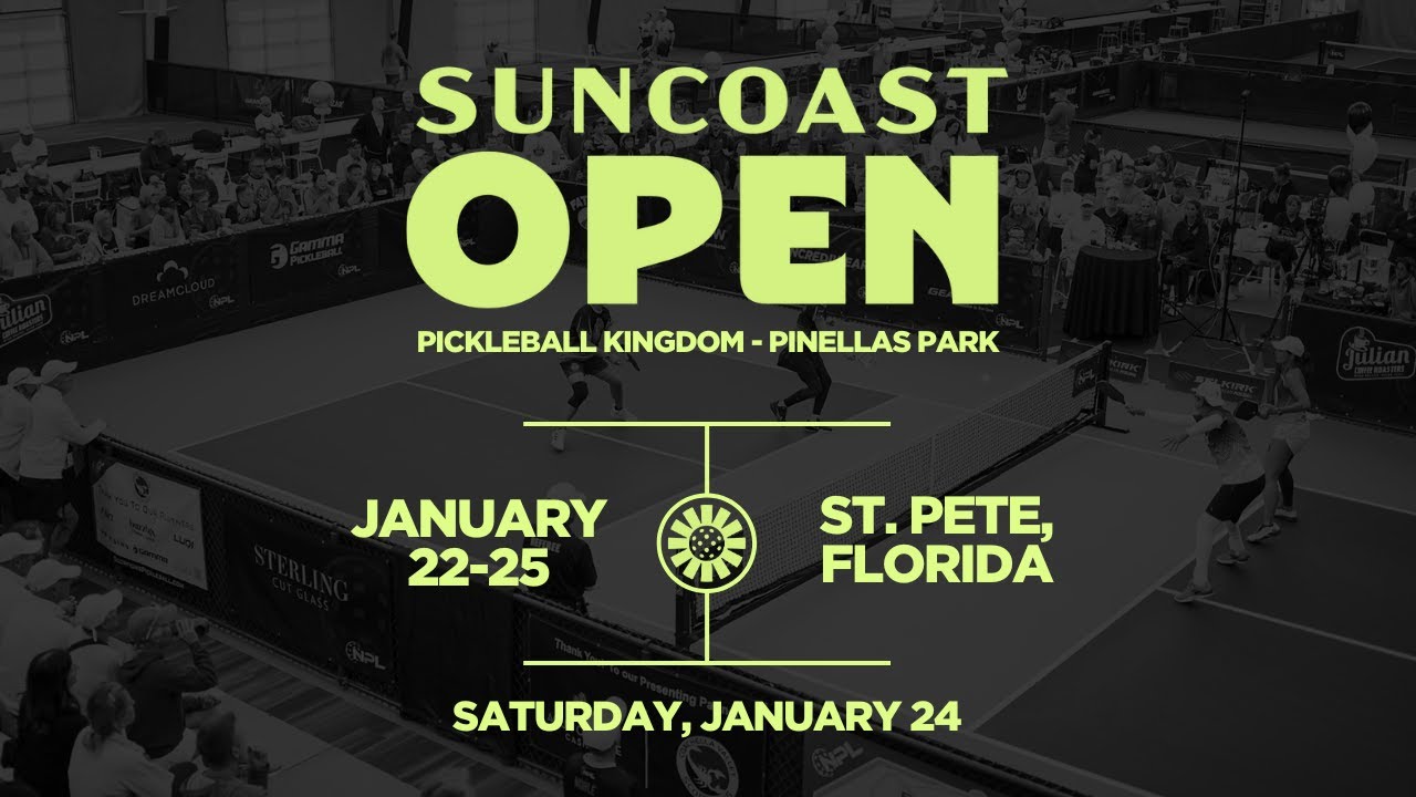 Saturday Championship Court, Pickleball Kingdom - Pinellas Park, FL | Suncoast Open 2026
