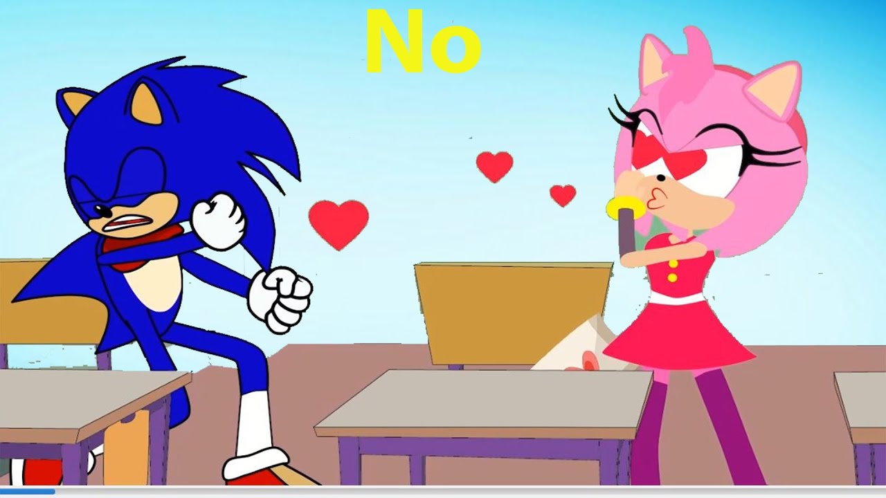 Sonic & Amy Squad - Sonic Amy Run for love - Sonic The hedgehog 2021 - kim100