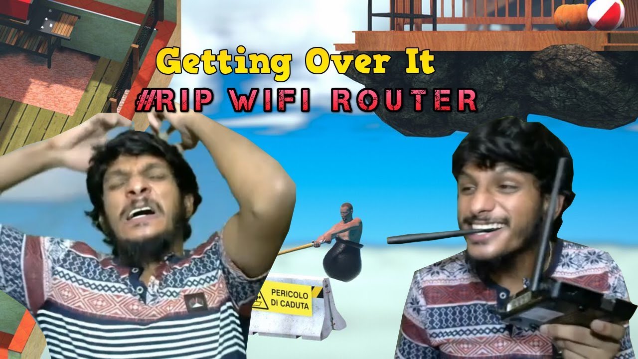 RIP Wifi Router | Getting Over It | Hyper king telugu gamer Frustrated Moments