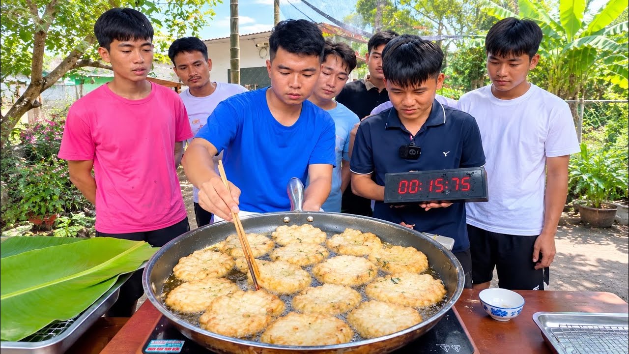 Hưng Vlog - Tr&ograve; Chơi Đấu Gi&aacute; R&aacute;n Chả Mực Ăn Chả Mực Thời Gian Ngắn Nhất Nhận Thưởng 500$