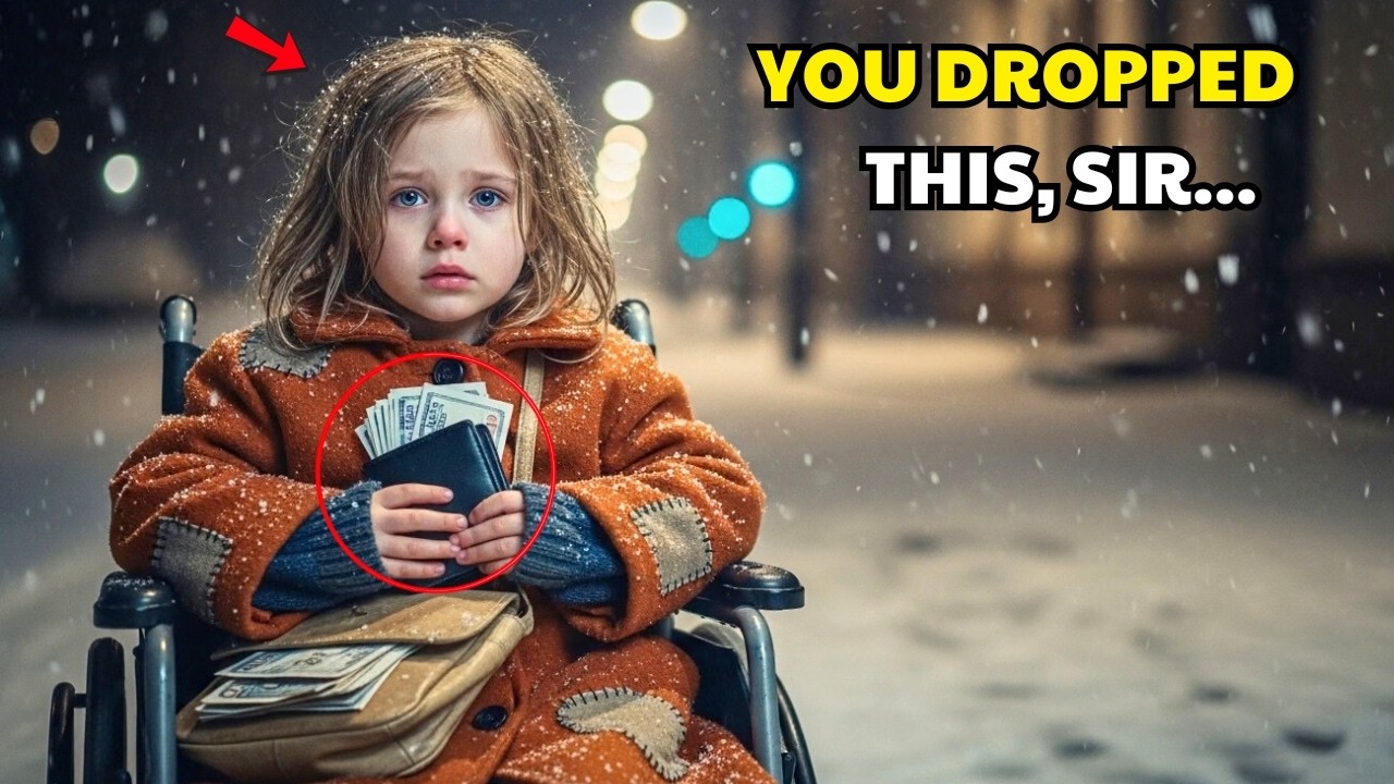 A POOR GIRL IN A WHEELCHAIR RETURNS A BILLIONAIRE'S WALLET — AND THE STORY BEHIND IT