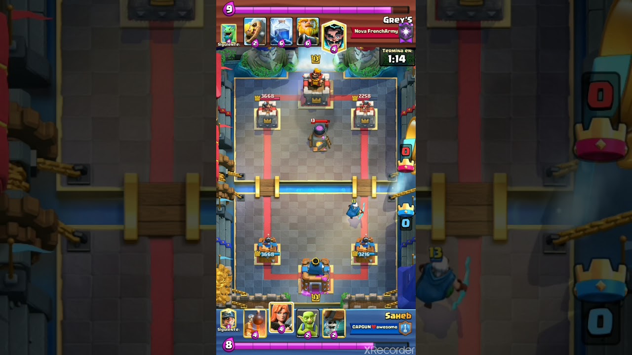 #ClashRoyale As&iacute; juega Saheb. Top 5 del mundo 😬 #Ladderop #Topmundial