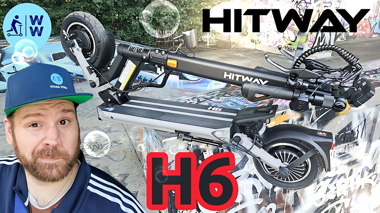 Hitway H6 🔥 Vollgefedert & Kompakt 🔥 eScooter mit Strassenzulassung 2025 ABE #hitway