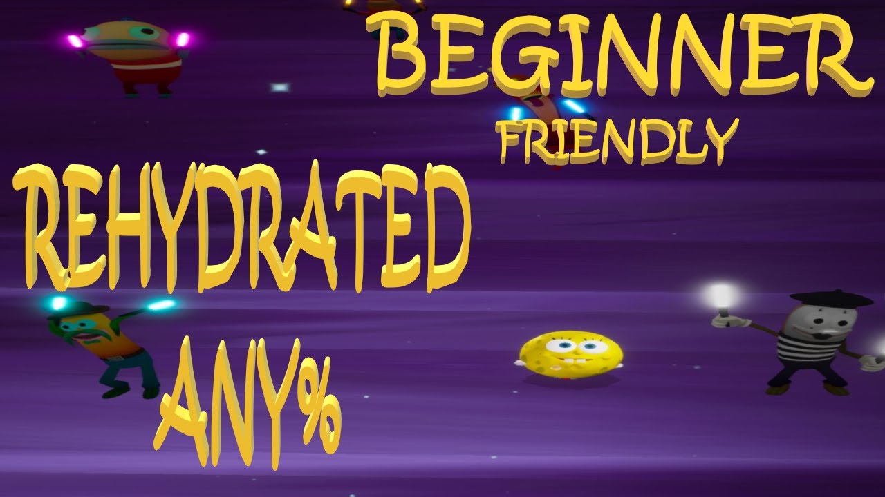 SpongeBob SquarePants BFBB Rehydrated Any% NTG (Easy Route For Beginners) No Oil OR Ballroom Skips!!