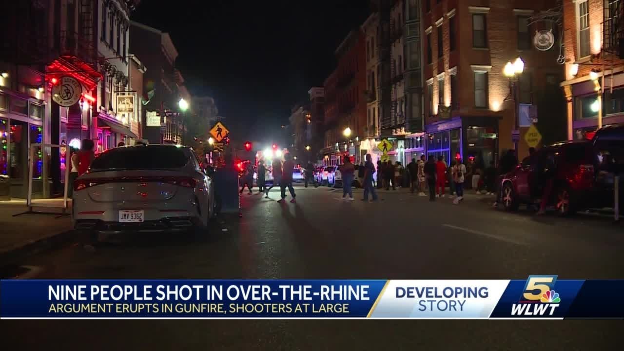 Cincinnati mass shooting: 9 wounded, police search for 2 shooters