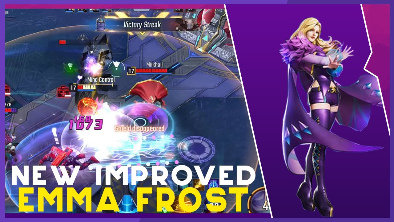 New Buffed Emma Frost Is Good | Marvel Super War