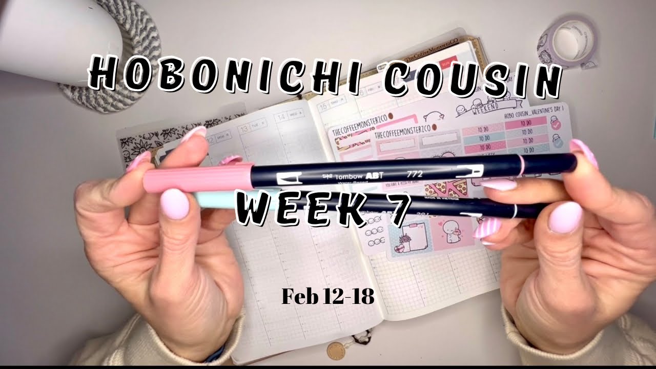 Hobonichi Cousin | Plan With Me | TheCoffeeMonsterzCo Stickers