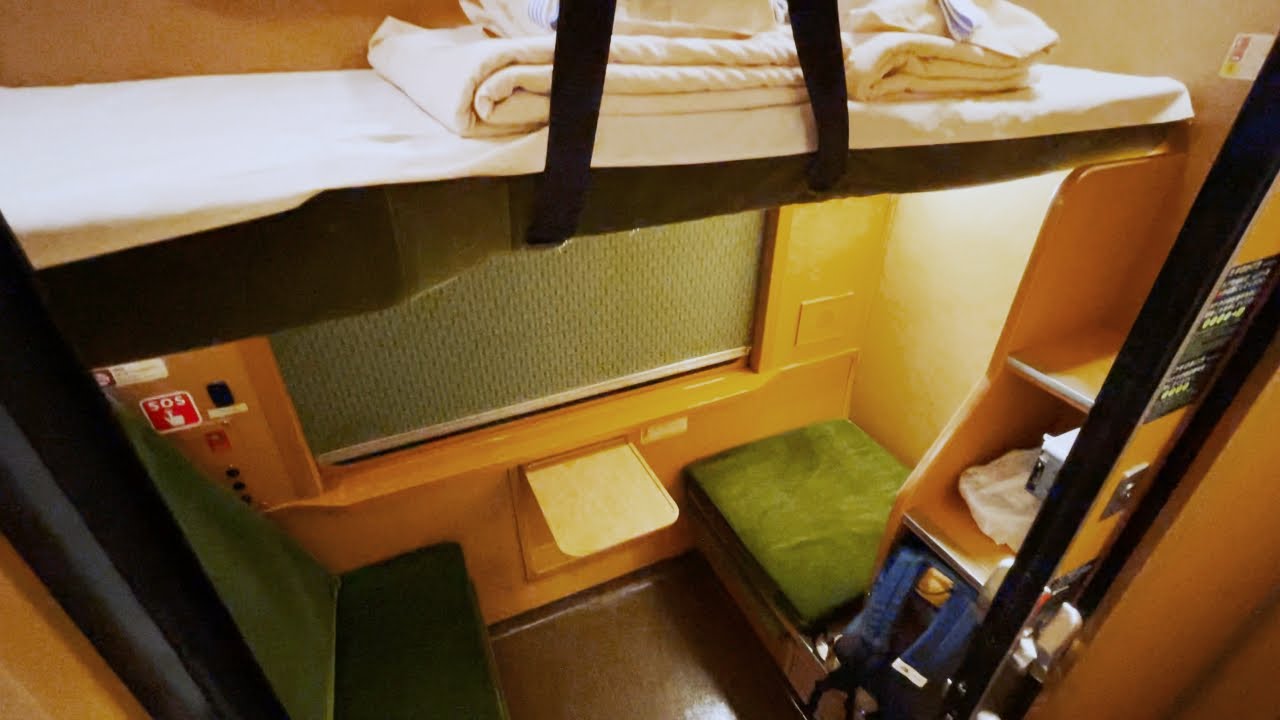 Уникальный спальный поезд Roomette в Японии | Sunrise Seto Express Single Twin (Такамацу-Токио)