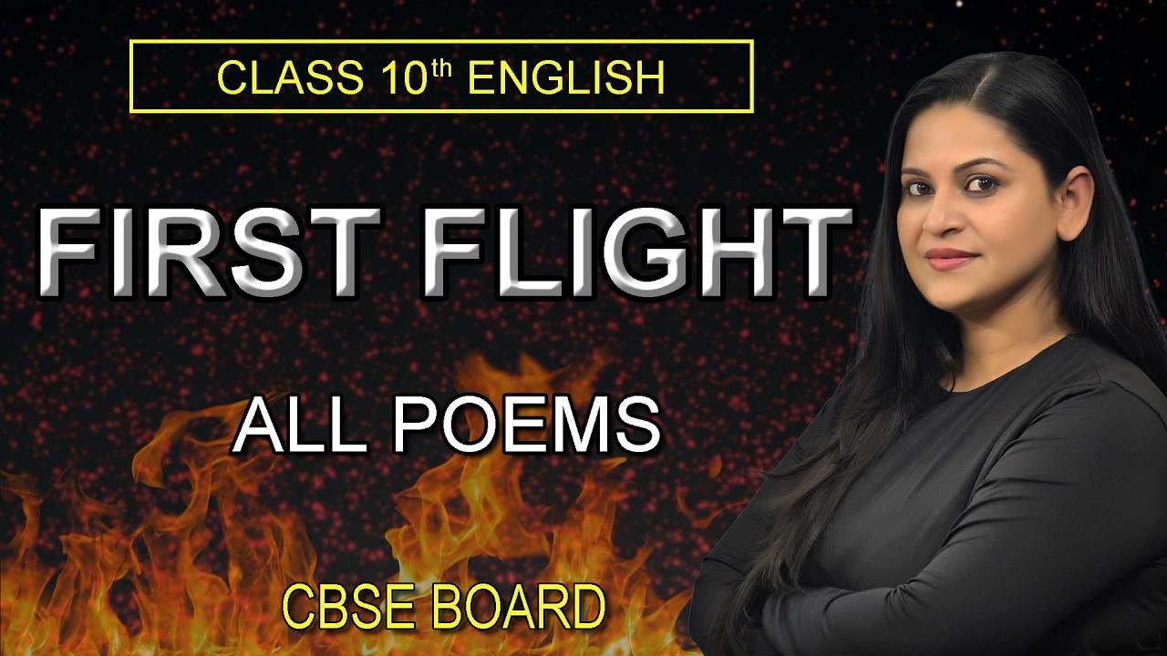 CLASS-10 English Course B | FIRST FLIGHT - ALL POEMS | ONE SHOT REVISION + MIQs | Ankita Ma'am