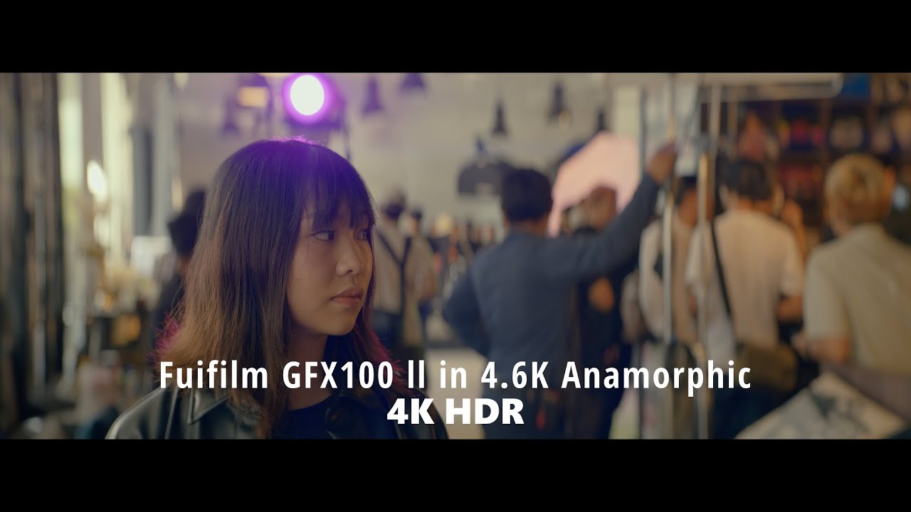 Testing Fujifilm GFX100ll with Cooke 1 8x Anamorphic in 4K HDR