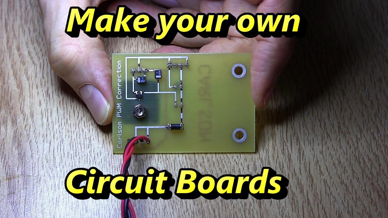 How to Make Double Sided Circuit Boards at Home