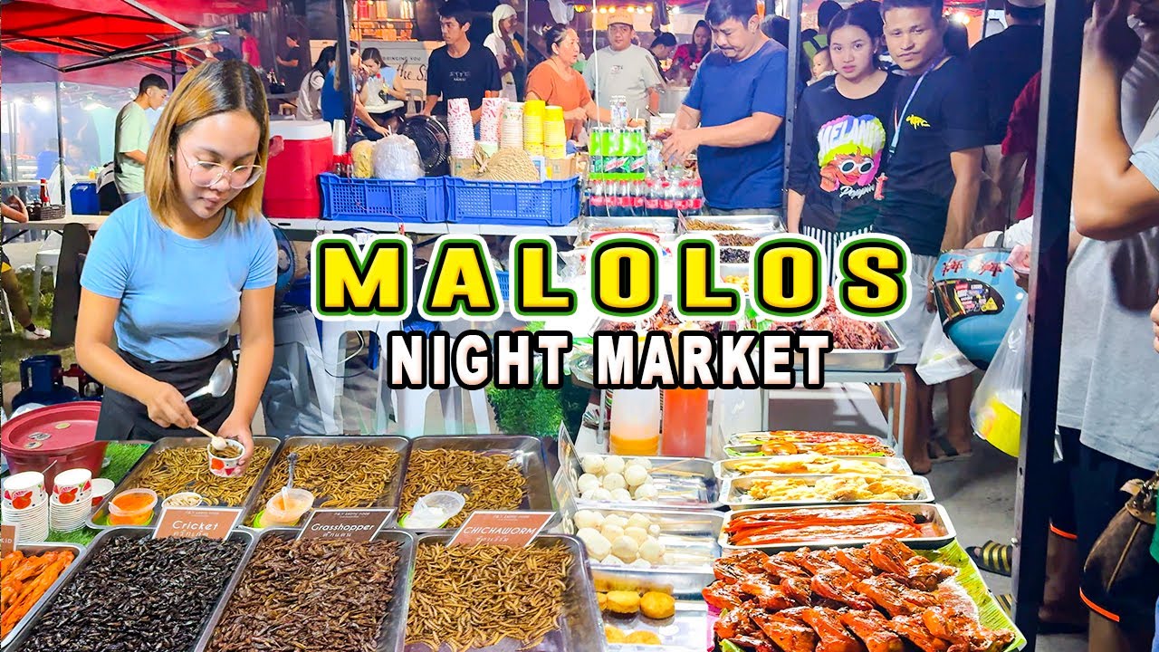 MALOLOS NIGHT MARKET | Exotic Dishes, Grilled Delights, and Refreshing Drinks  in BULACAN
