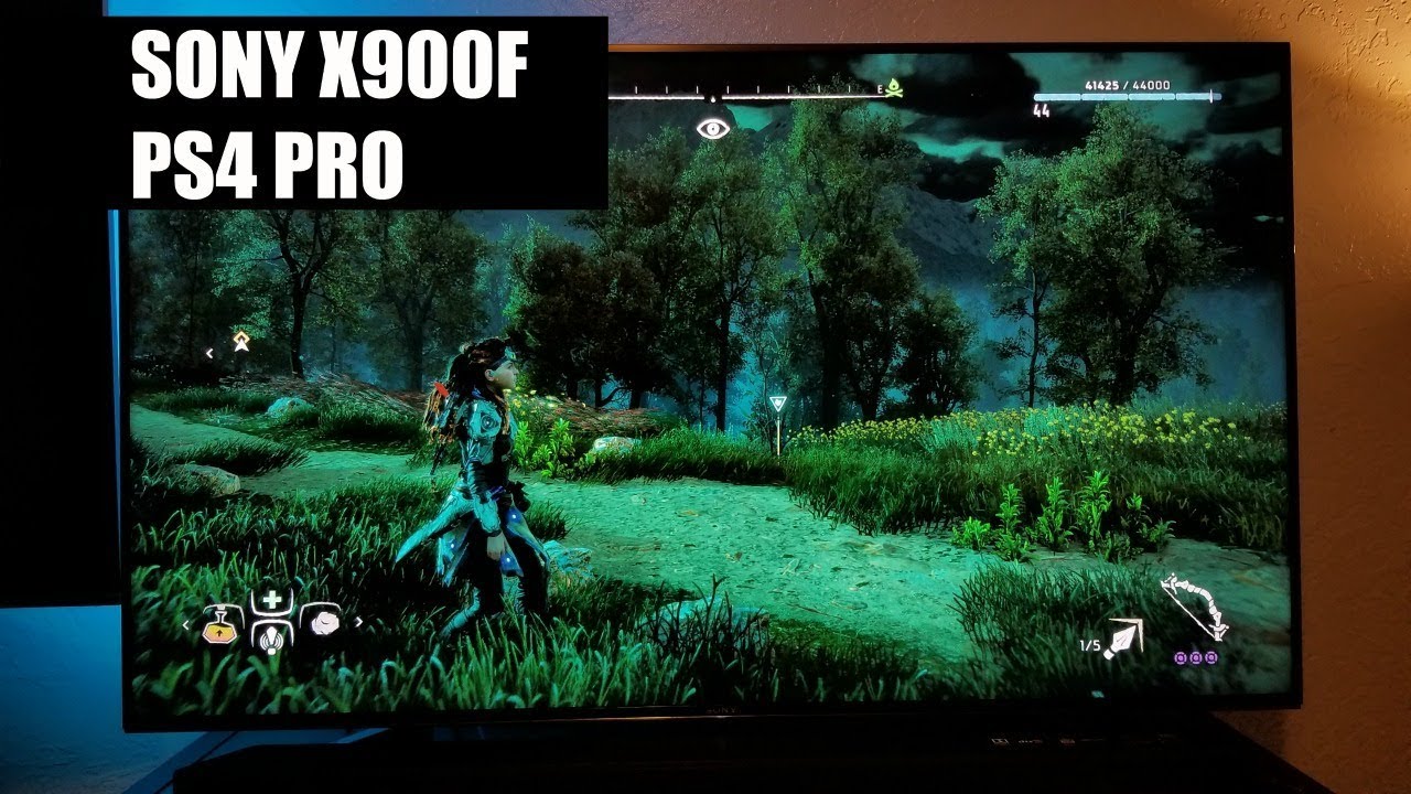Sony x900f on the PS4 PRO and HDR Game settings