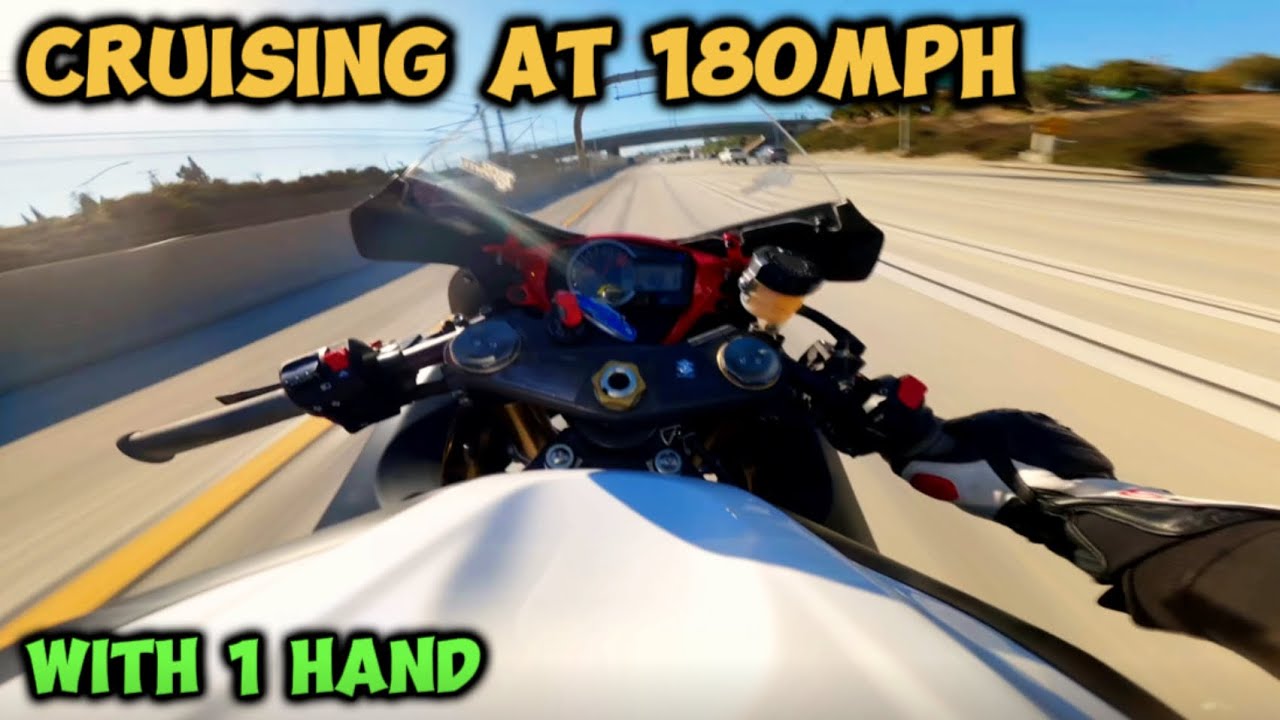 Crazy Highway Run On My Gsxr 750 Through Los Angeles