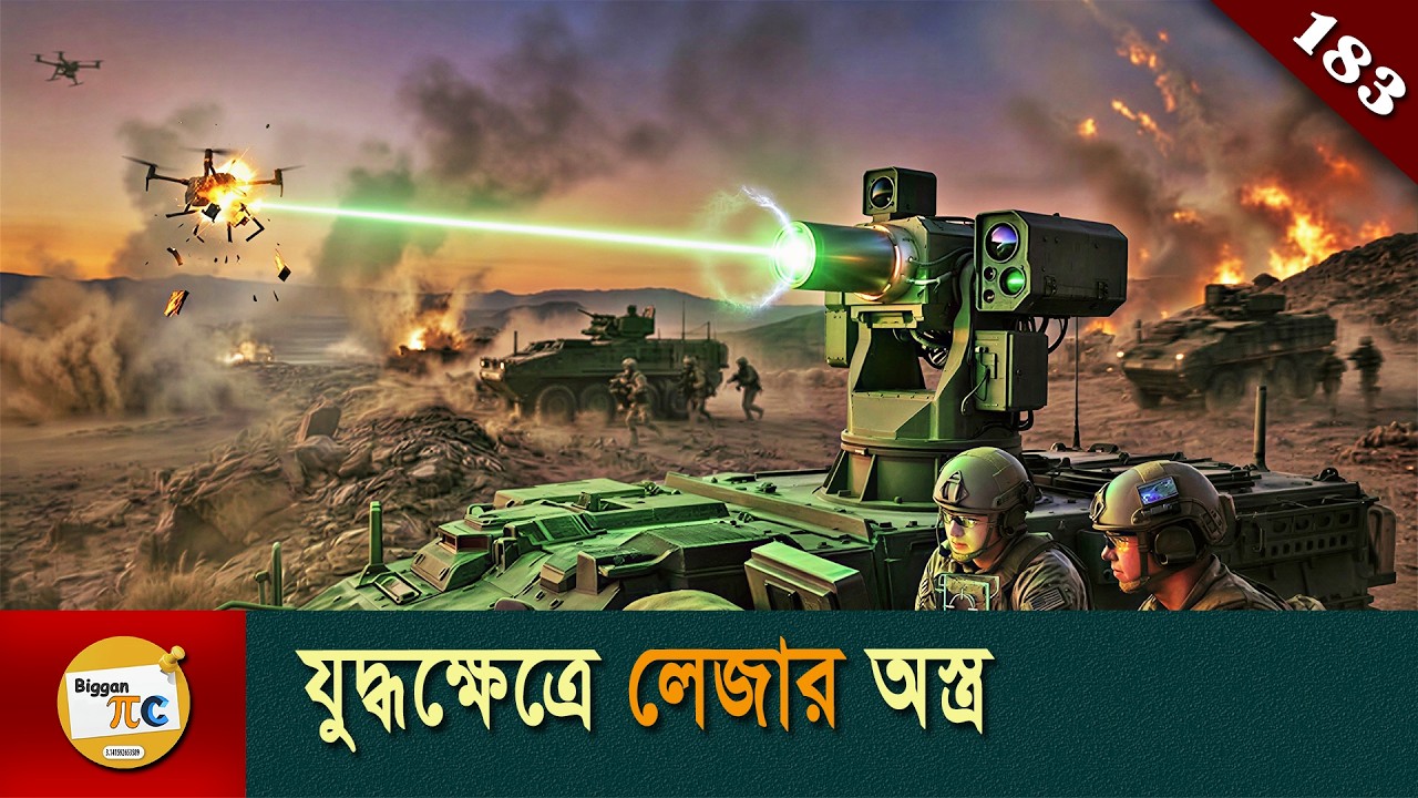 লেজার অস্ত্র সমাচার  Laser weapon explained in Bangla Ep 183