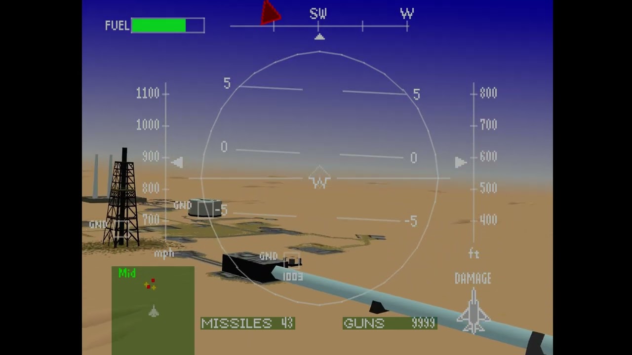 Air Combat - Mission 05 - Destroy pipe-lines!