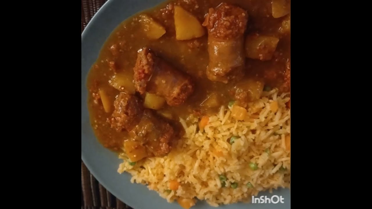 Longaniza(Chorizo) con papas en salsa d chile morita// Papas con Longaniza en salsa de🌶️ morita