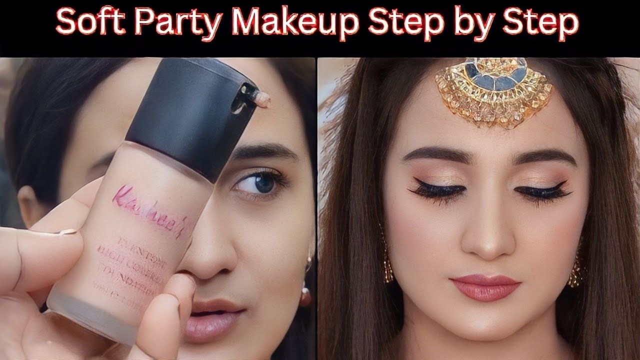 How to: Create Party Festive Makeup Look | Soft Party Makeup Step By Step Tutorial!!