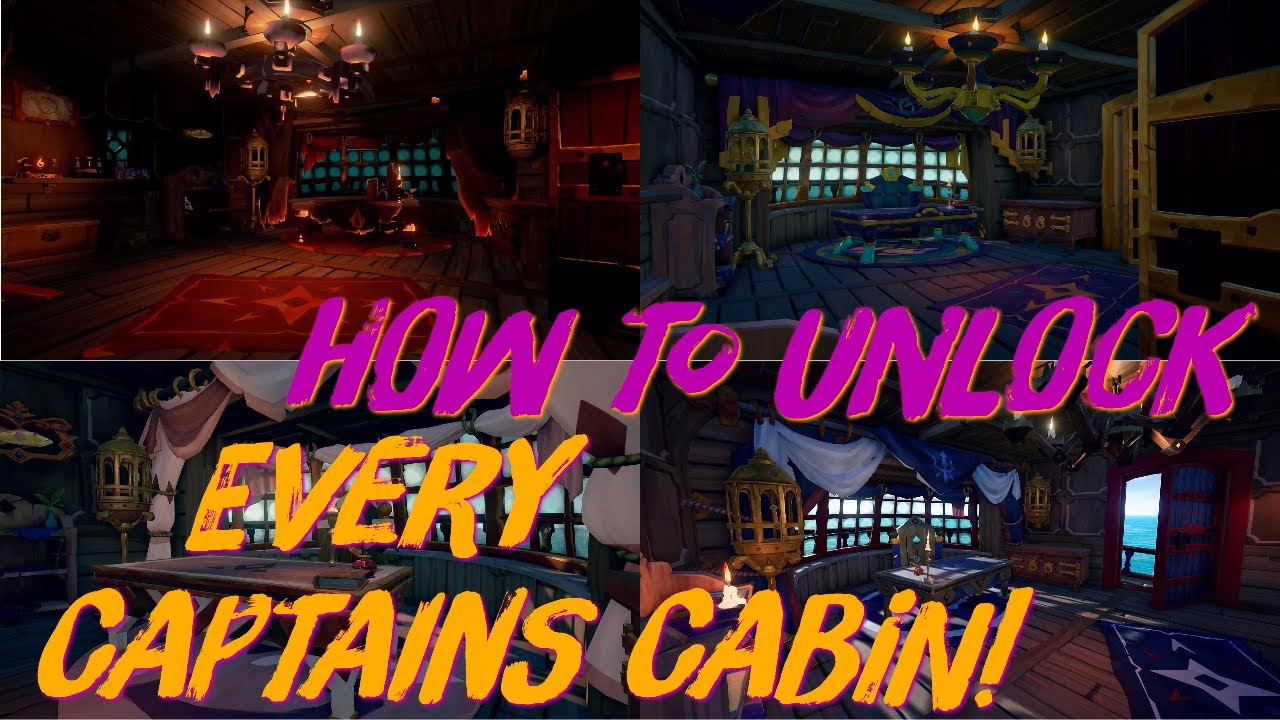 How To UNLOCK Every CAPTAINS CABIN!