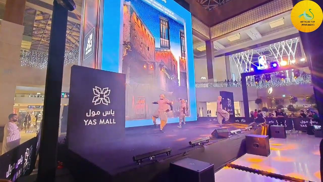 Yas mall abu dhabi dance show #petcreationchemmanoor