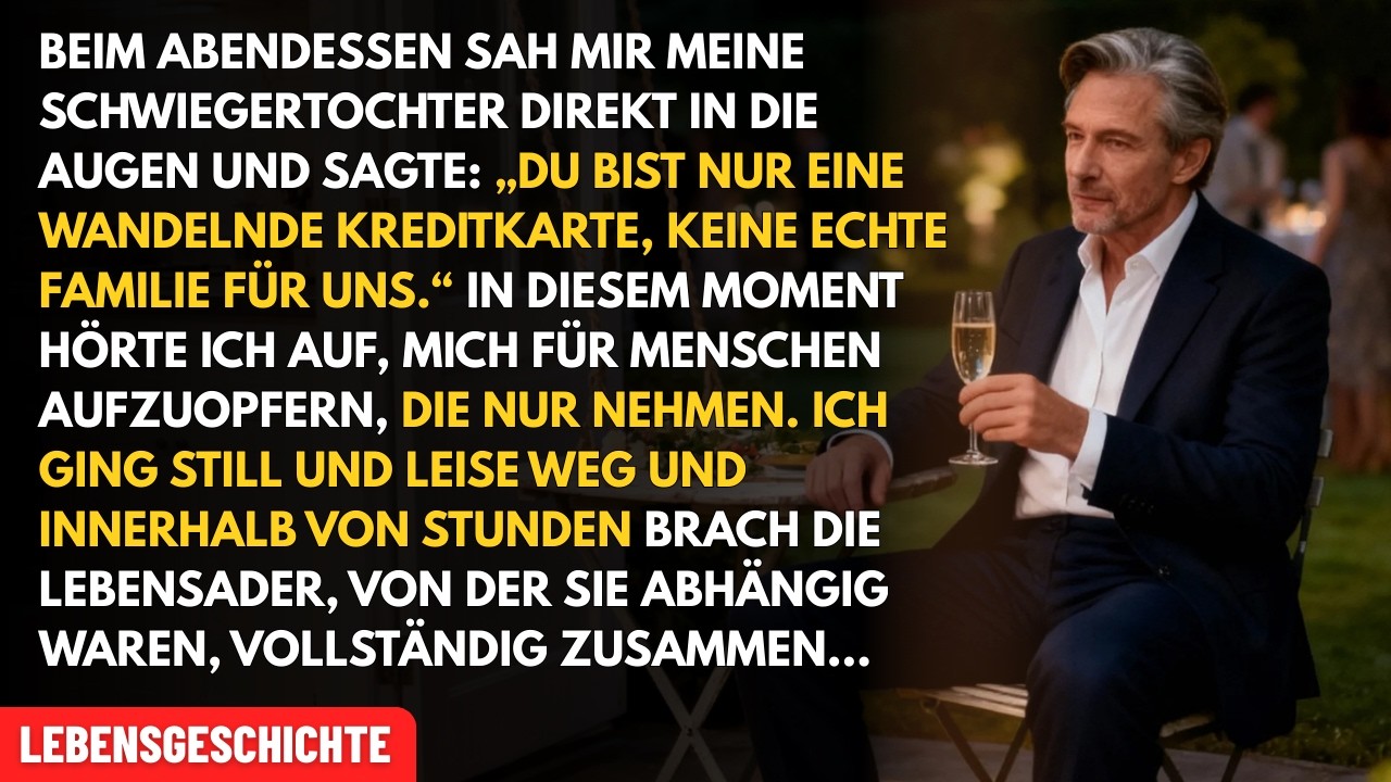 Schwiegertochter: „Du bist keine Familie“ beim Essen – Ich überließ sie den Konsequenzen