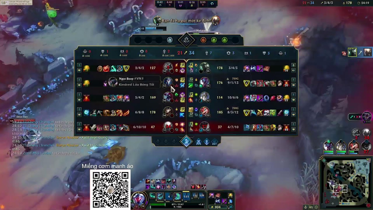 Bệnh muốn chết vẫn stream cho coi n&egrave; . (21/11)