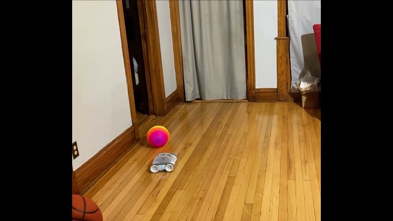 A robot hitting a wall